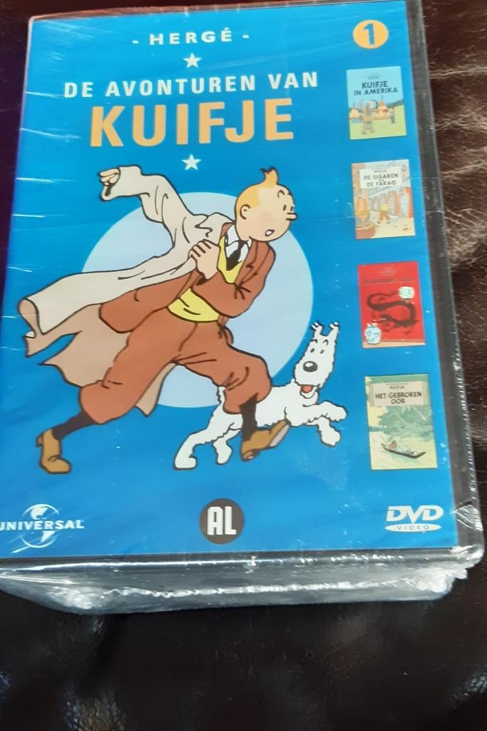 Nog in verpakking : nieuwe dvdbox Kuifje, 22 afleveringen, Ophalen of Verzenden