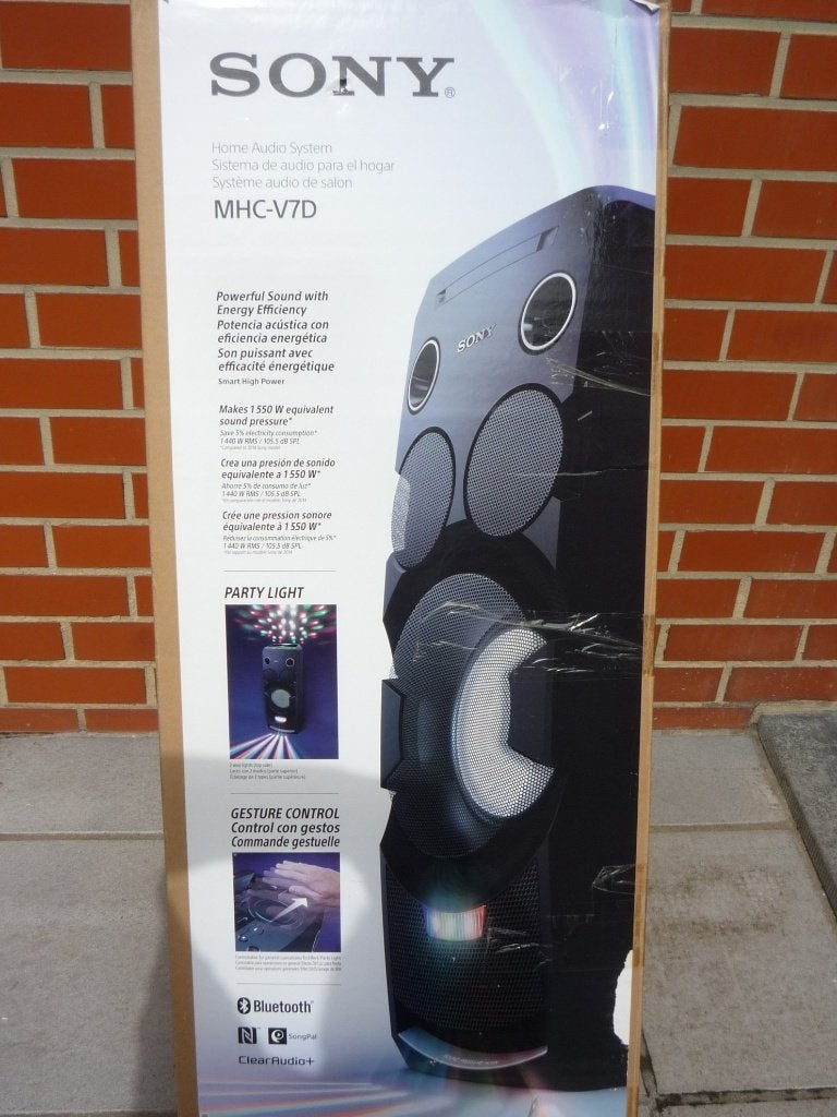 mini-chaîne SONY MHC-V7D, jamais utilisée 490 €, TV, Hi-fi & Vidéo, Chaîne Hi-fi, Neuf, Micro chaîne, Haut-parleurs, Enlèvement