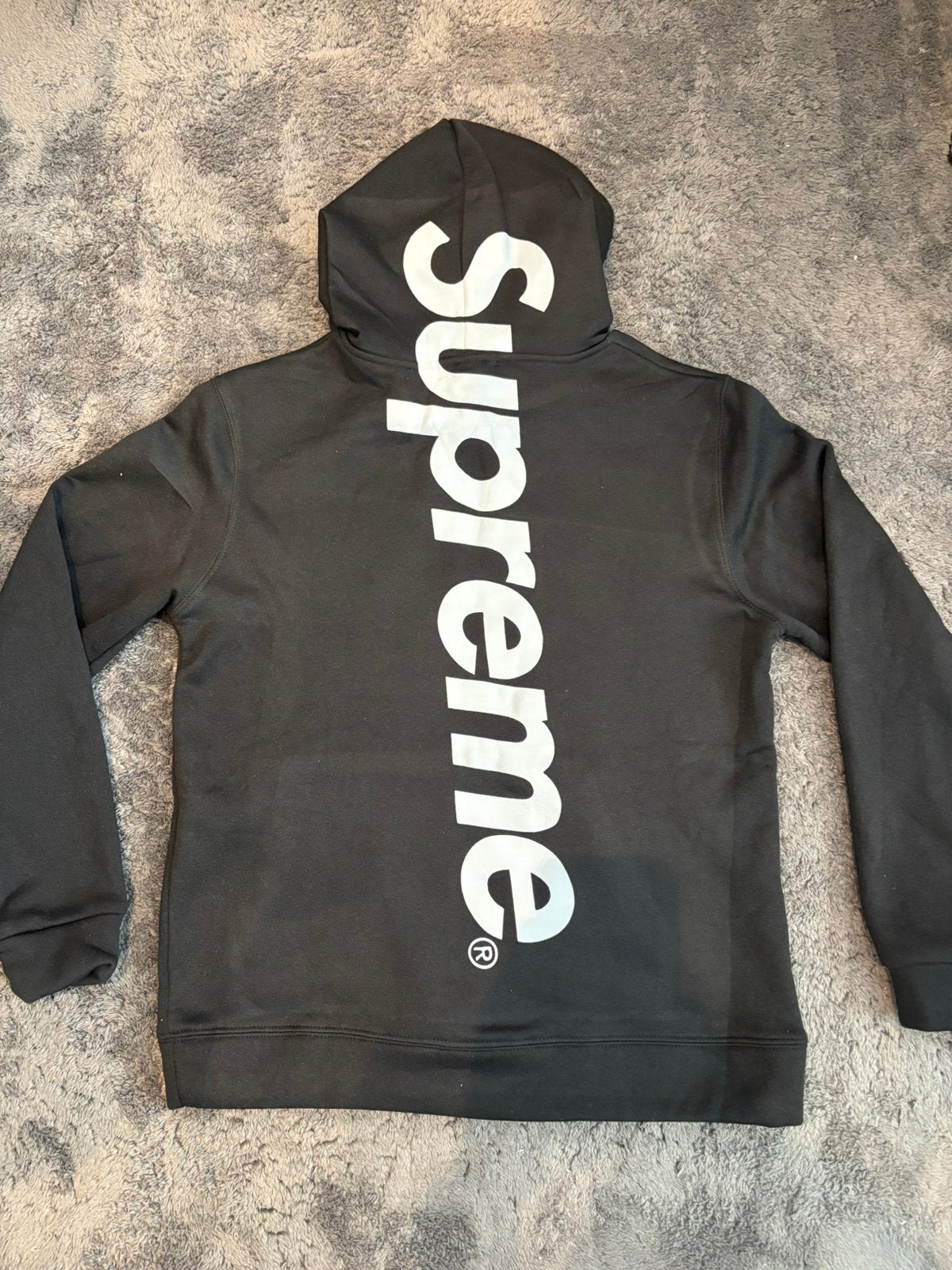Supreme hoodie, Verzenden, Zo goed als nieuw, Zwart