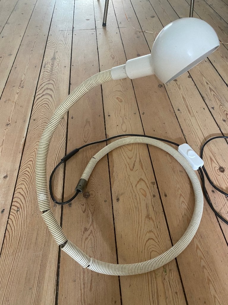 Lampe flexible blanche vintage Isao Hosoe, Enlèvement, Utilisé, Vintage