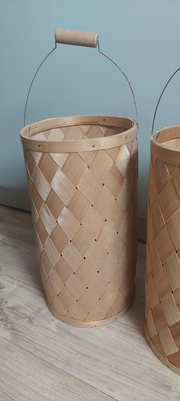 3 decoratieve hoge manden, Antiek en Kunst, Kunst | Beelden en Houtsnijwerken, Ophalen