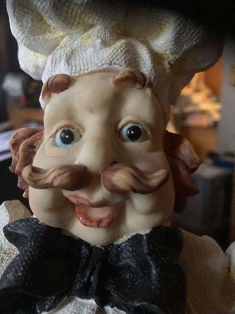 Beeldje, kok, in kunststof, Verzamelen, Ophalen of Verzenden, Zo goed als nieuw, Fantasy