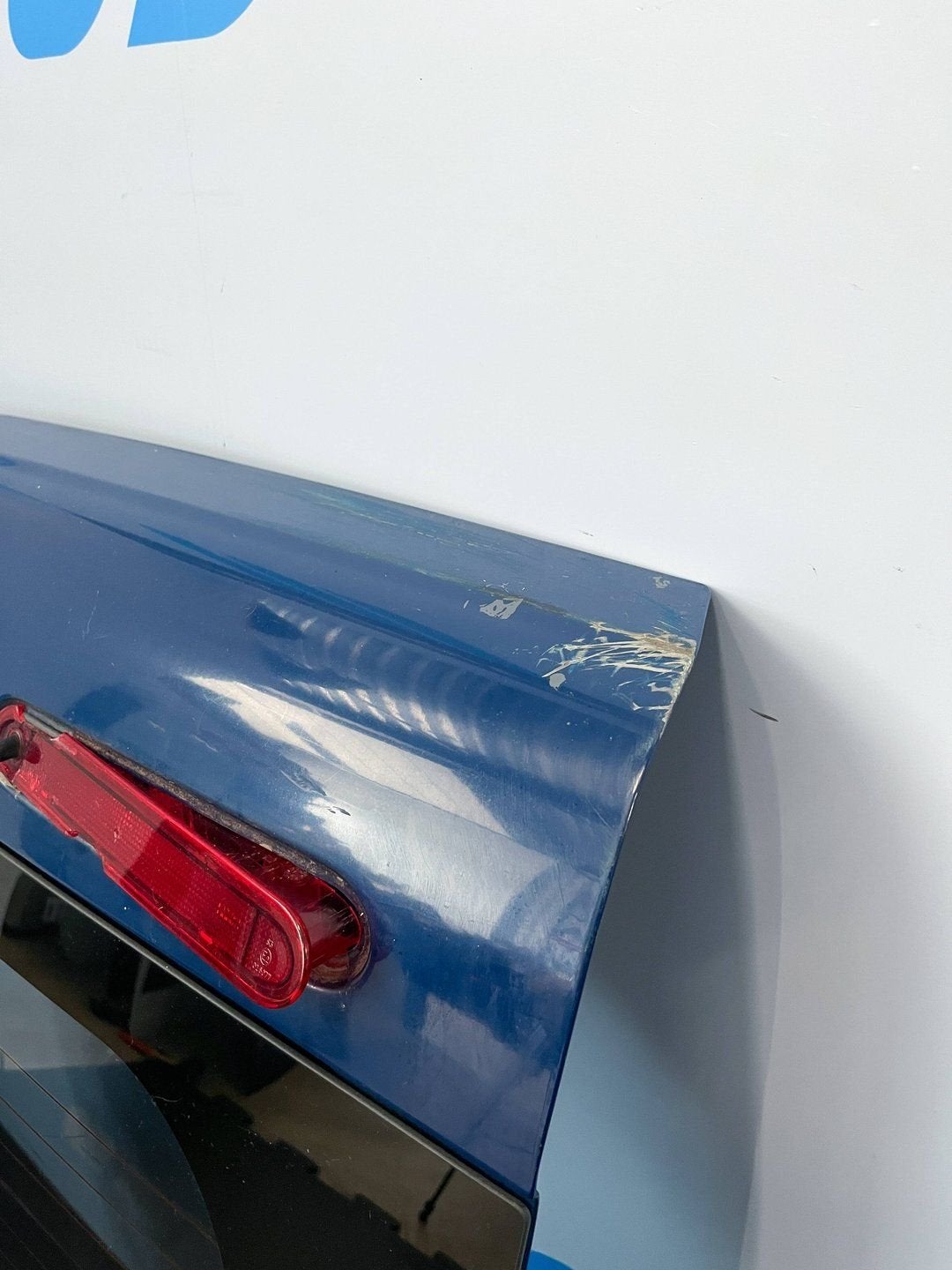 Achterdeur links achter Renault Kangoo blauw 751478138, Auto-onderdelen, Gebruikt, -, Deur, -