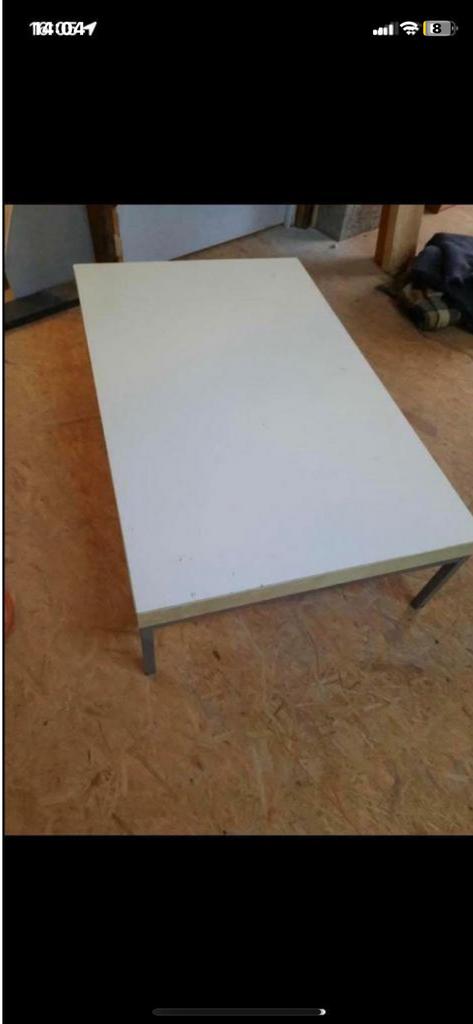 Table de salon en Formica en bon état, Moins de 50 cm, 50 à 100 cm, Enlèvement, Utilisé