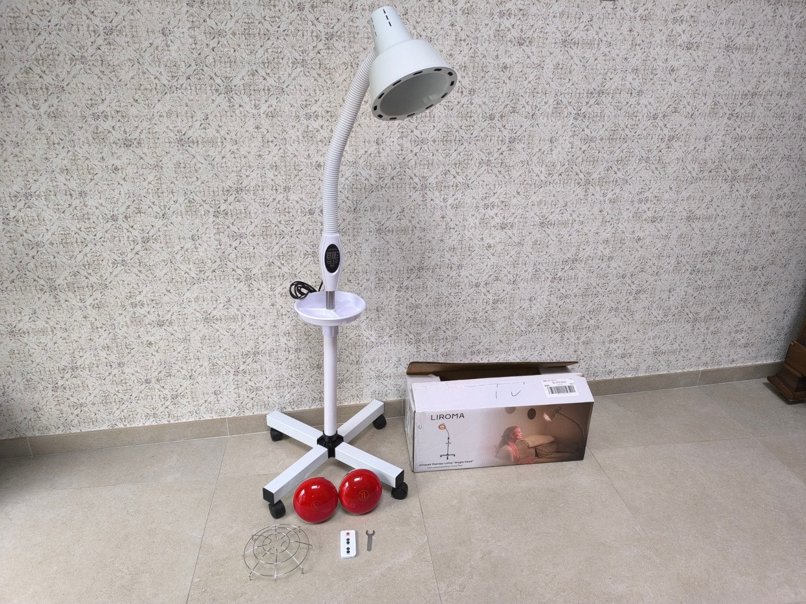 Liroma MY-505C infraroodlamp + extra lamp (Als Nieuw!), Sport en Fitness, Massageproducten, Zo goed als nieuw, Ophalen