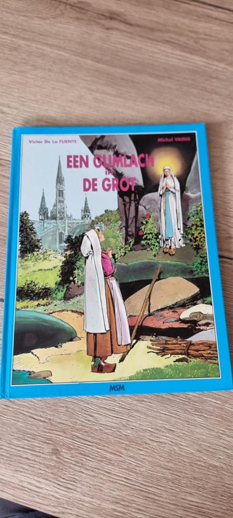 Religieus stripboek Een glimlach in de grot, Boeken, Eén stripboek, Ophalen of Verzenden, Zo goed als nieuw