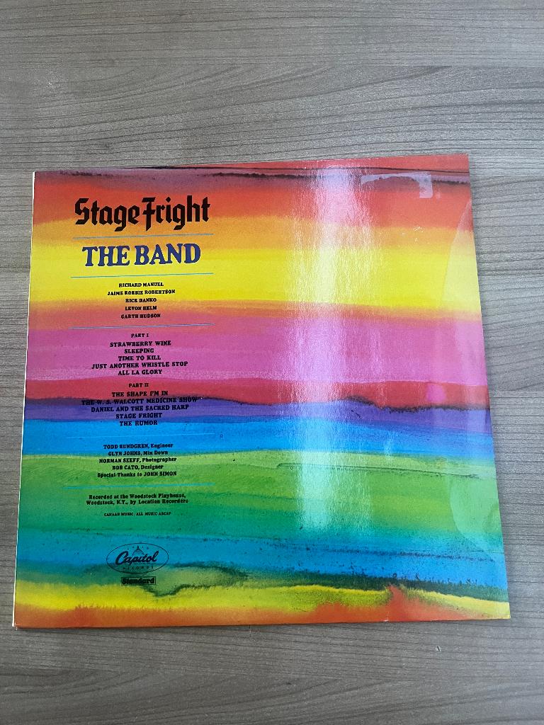 THE BAND - STAGE FRIGHT, Gebruikt, Ophalen of Verzenden, Rock-'n-Roll, Beschermende buitenhoes