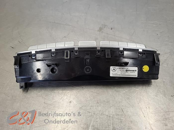 Panneau de commandes chauffage d'un Mercedes V-Klasse, Autos : Pièces & Accessoires, 3 mois de garantie, Utilisé, -, -