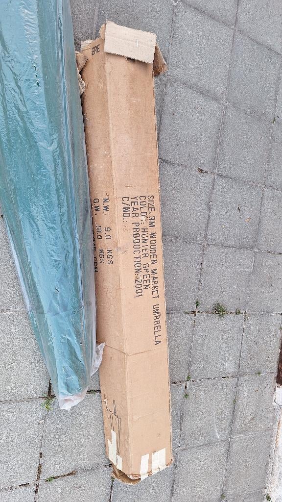 Parasol 3 meter in nieuwstaat, Tuin en Terras, Ophalen, Zo goed als nieuw
