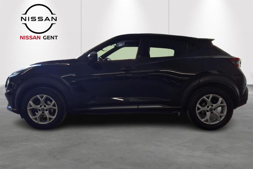 Nissan Juke 1.0 DIG-T 114 DCT N-Connecta Automaat/Camera/And, Auto's, Stof, 135 g/km, Zwart, 5 zetels