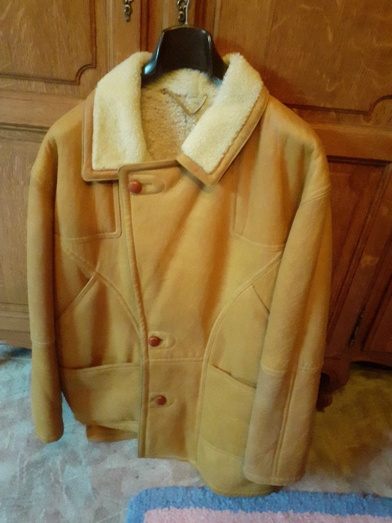 winterjas, Kleding | Heren, Ophalen, Zo goed als nieuw, Maat 52/54 (L), Beige