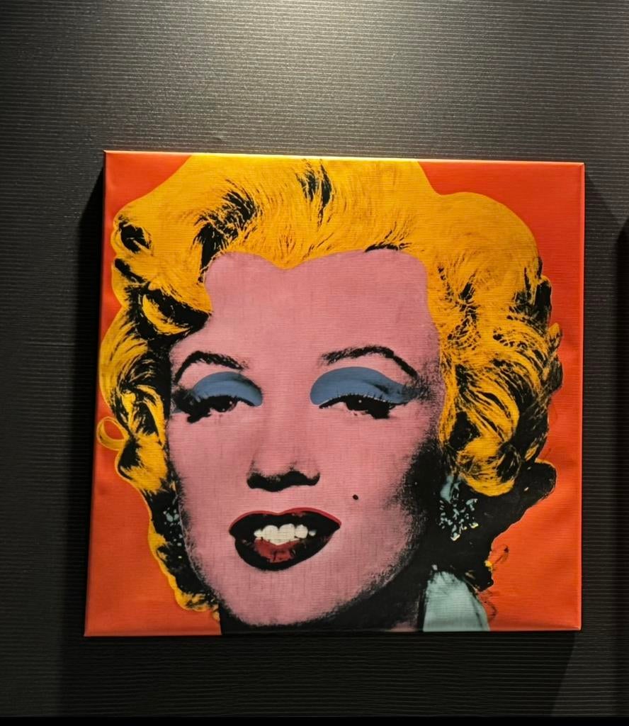 Pop art Marilyn Monroe op canvas, Antiek en Kunst, Ophalen