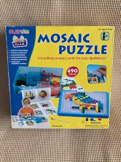 Mosaic Puzzle + cartes pour guidage facile + Grand boîte, Enfants & Bébés, Jouets | Éducatifs & Créatifs, Comme neuf, Bricolage