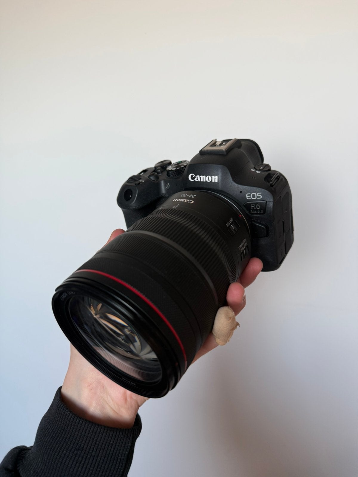 Canon R6 Mark II + RF 24-70 L IS USM, Audio, Tv en Foto, Canon, Ophalen, Zo goed als nieuw