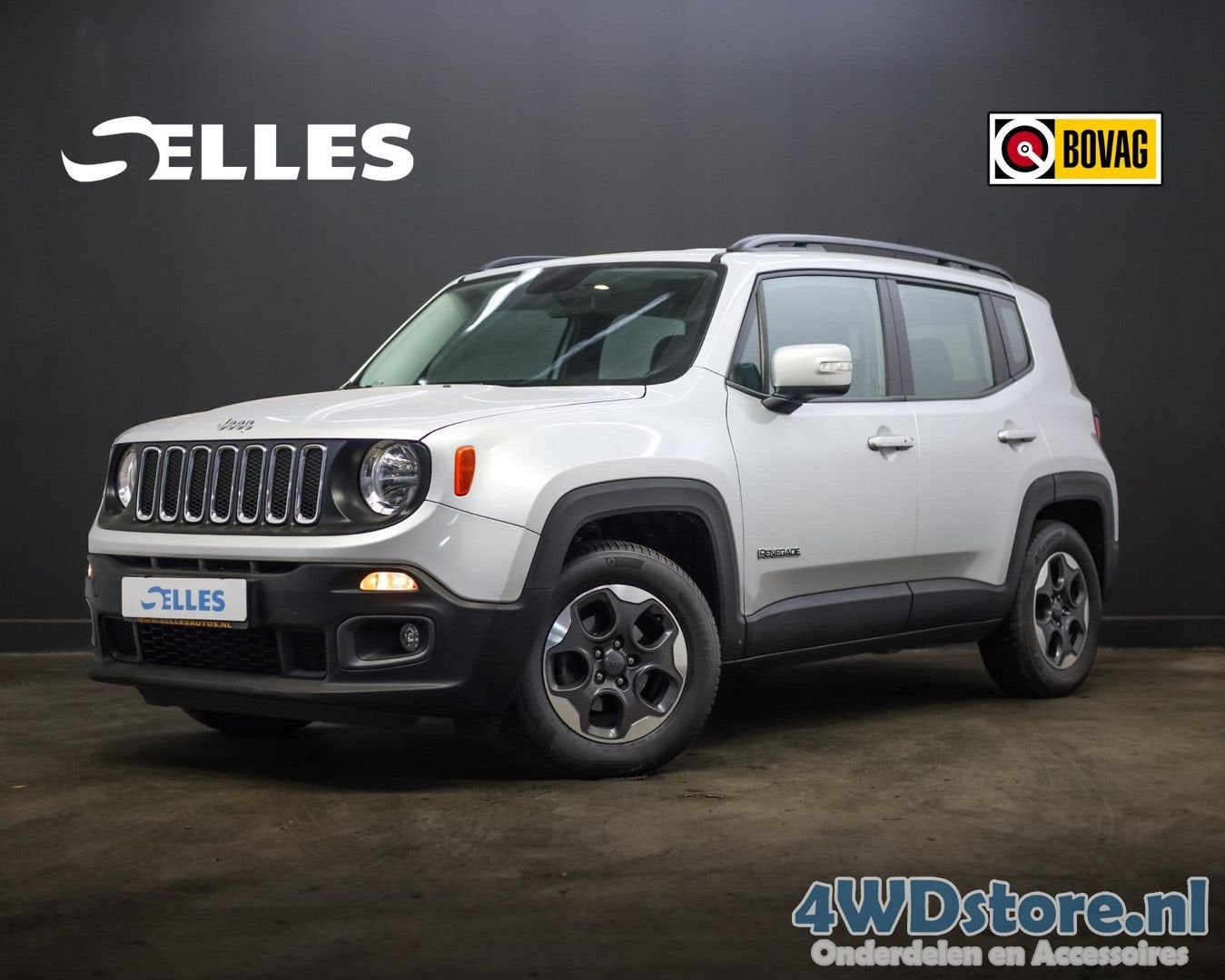 Jeep Renegade 1.4 Longitude | Trekhaak | Automaat | Navigati, Auto's, Jeep, Automaat, Zwart, SUV of Terreinwagen, Electronic Stability Program (ESP)