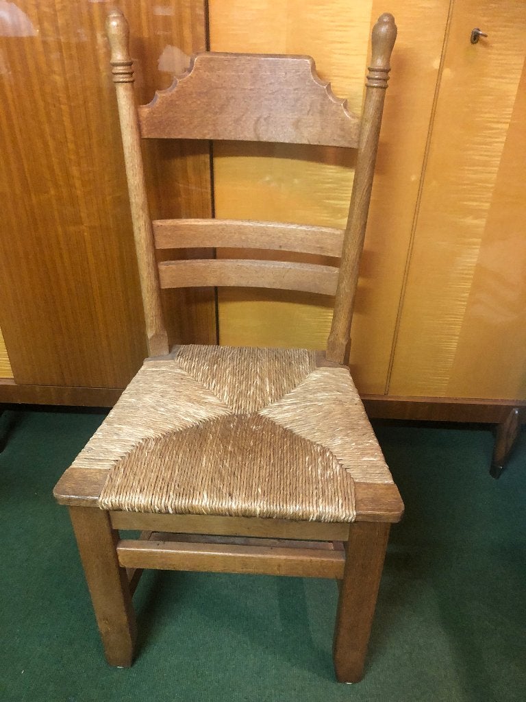 eiken stoelen, Huis en Inrichting, Ophalen, Overige materialen, Bruin, Klassiek