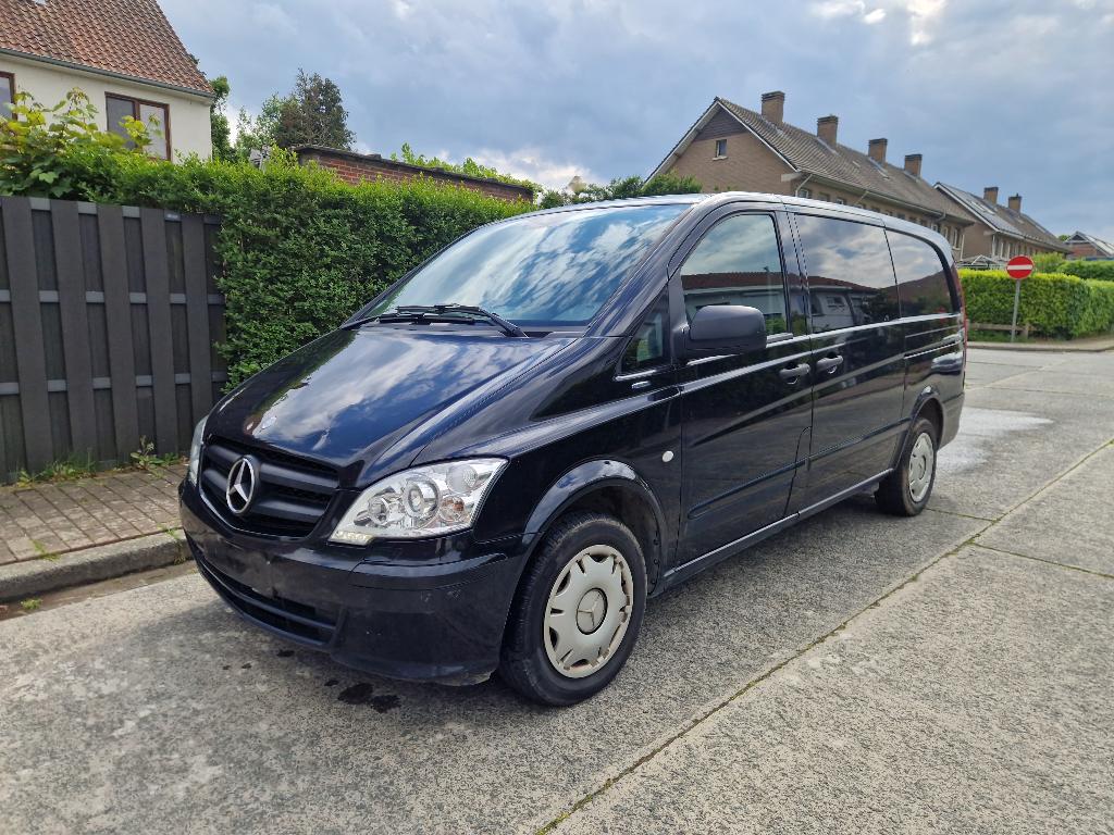 vito 2.2cdi 2012, Auto's, Euro 5, Zwart, 5 deurs, Particulier