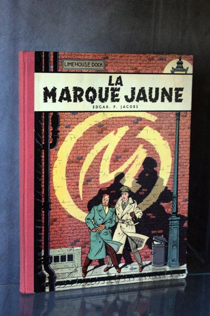 rare BD la marque jaune bande dessinée 1959 TBE+, Ophalen of Verzenden, Zo goed als nieuw