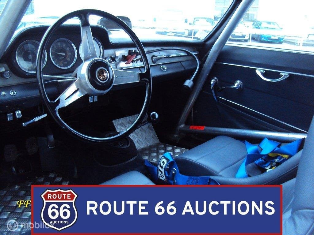 Alfa Romeo Giulia Sprint | 1963 | Route 66 Auctions, Zwart, Bedrijf, Handgeschakeld, Overige carrosserie