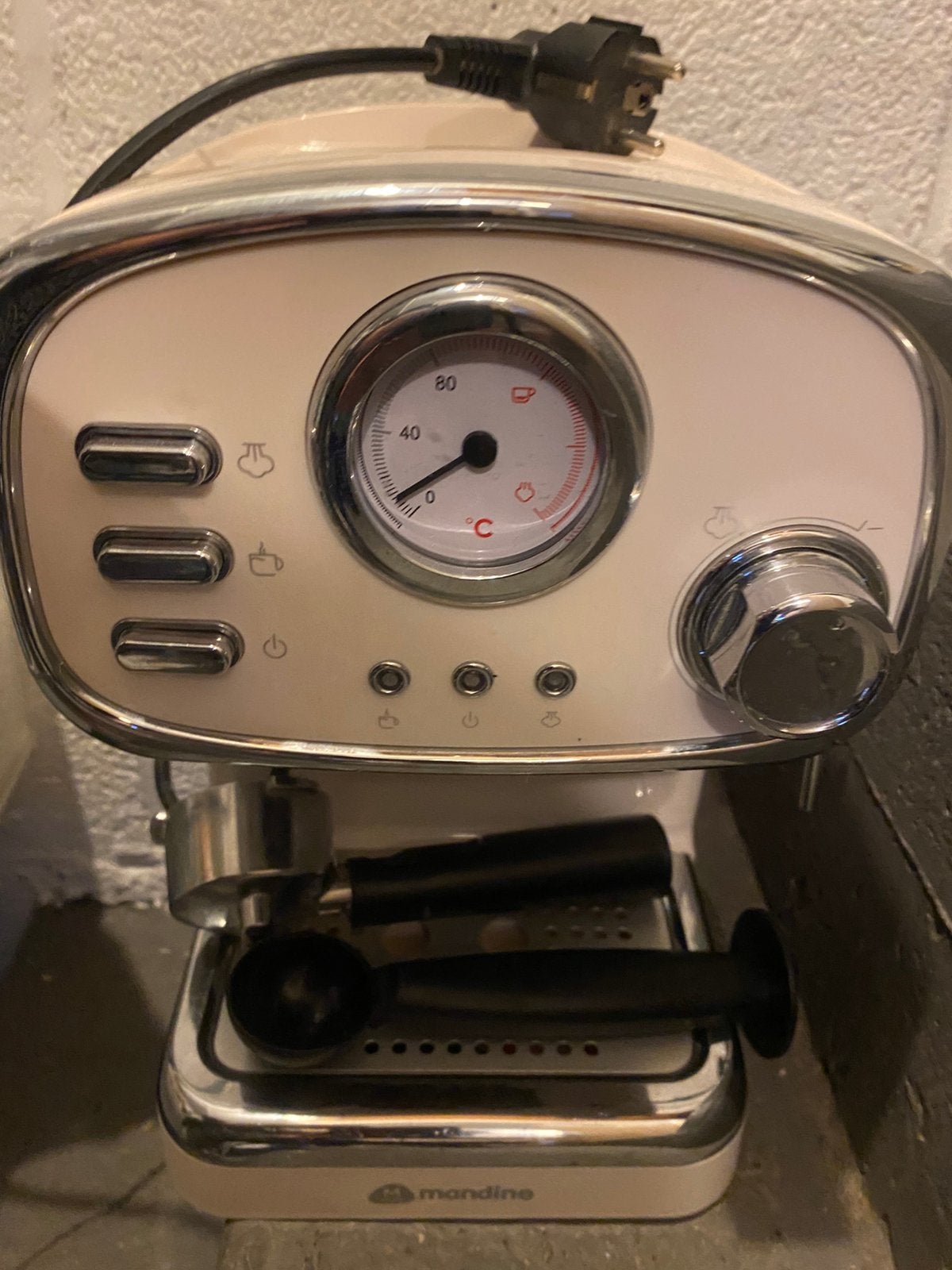 Cafetiere expresso retro, Elektronische apparatuur, Koffiezetapparaten, Ophalen, Zo goed als nieuw, Koffiemachine