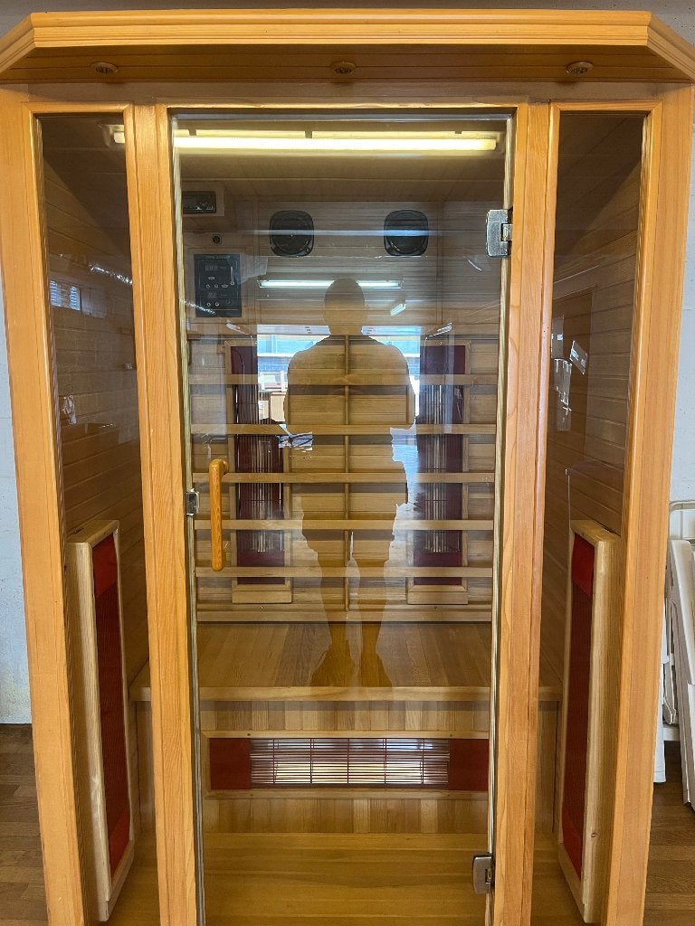 Infrarood sauna, Sport en Fitness, Sauna, Ophalen, Zo goed als nieuw, Infrarood, Complete sauna