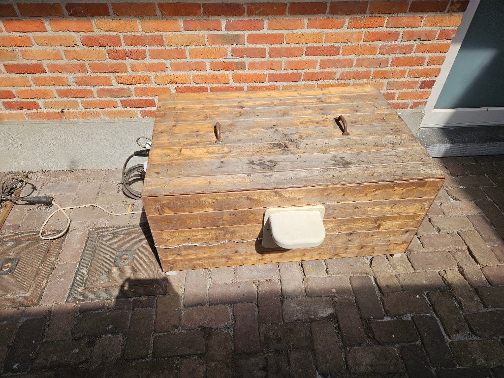 Geïsoleerd kattenhuis, Animaux & Accessoires, Paniers pour chats, Utilisé, Autre, Enlèvement