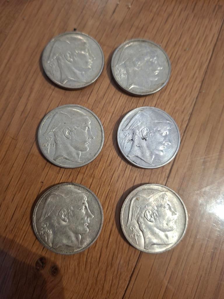 Zilveren munten, Timbres & Monnaies, Monnaies | Belgique, Argent, Argent, Enlèvement ou Envoi