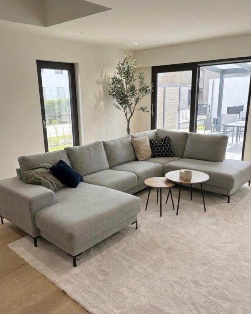 Modern ruim hoeksalon, Huis en Inrichting, Zetels | Complete zithoeken, Gebruikt, Ophalen