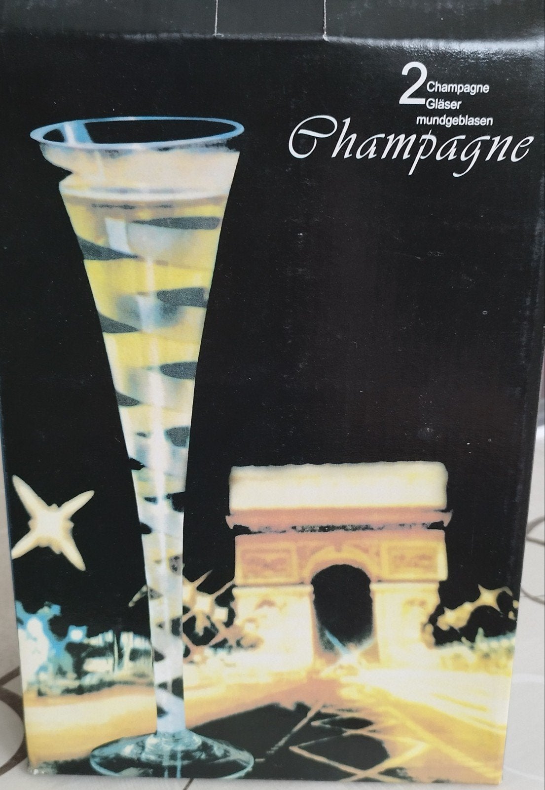 Ensemble de 2 flûtes à champagne, Maison & Meubles, Enlèvement