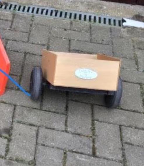 Houten aanhangwagen voor kinder tractor, Kinderen en Baby's, Speelgoed | Buiten | Voertuigen en Loopfietsen, Ophalen of Verzenden