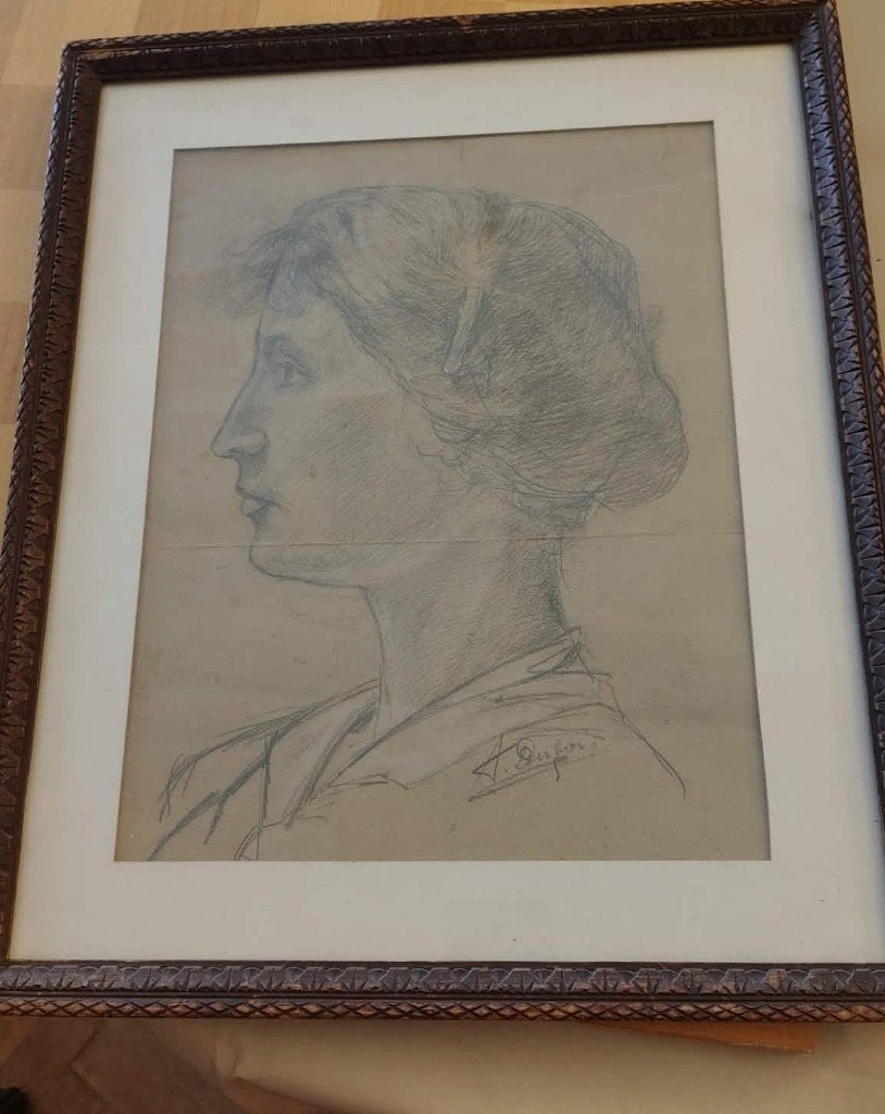 Dessin oroginal ancien signé Dubois, Antiquités & Art, Art | Dessins & Photographie, Enlèvement, Dessin, Signé