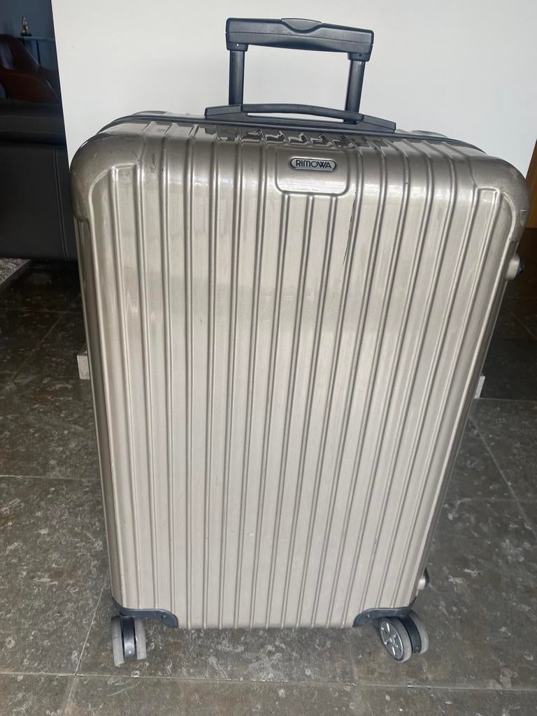 Koffer Rimowa, Handtassen en Accessoires, Koffers, Gebruikt, 45 tot 55 cm, 70 cm of meer, Wieltjes