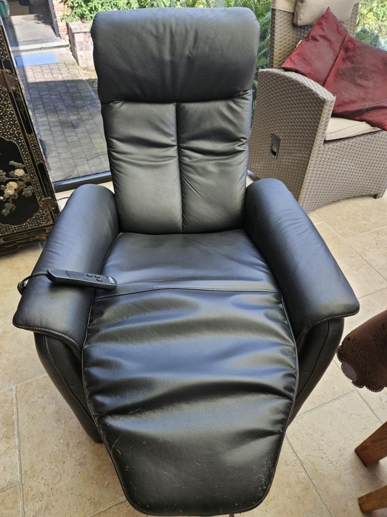 Nouveau fauteuil relax inclinable électrique en cuir, Enlèvement, Neuf, Une personne, Cuir