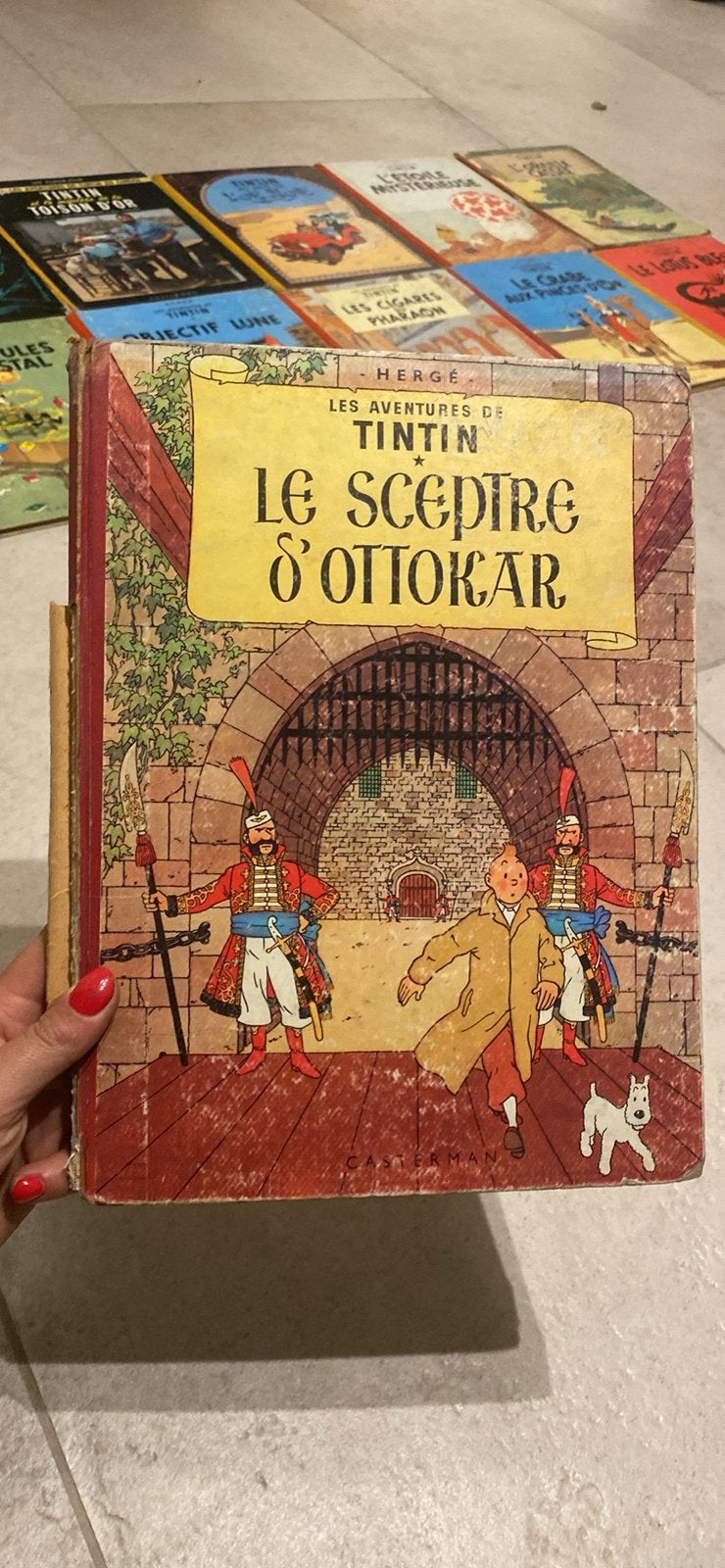 Tintin – Le Sceptre d'Ottokar –  Casterman (1962) –, Enlèvement ou Envoi, Comme neuf