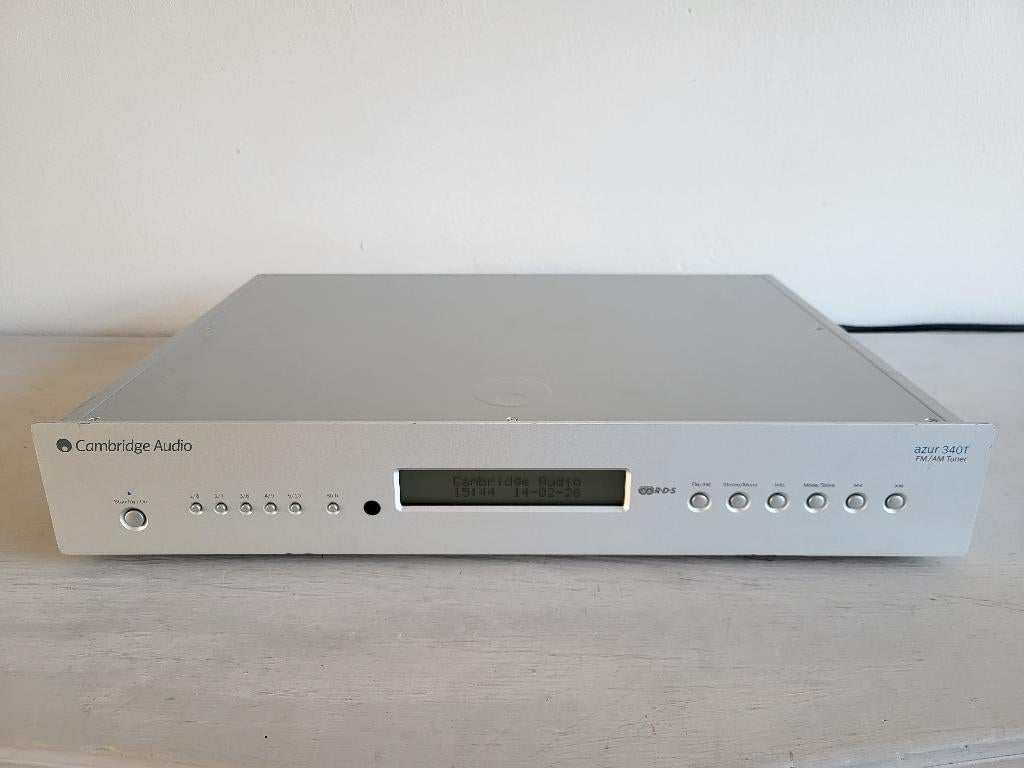 Cambridge Audio Azur 340T Mat-Silver AM/FM Stereo Tuner, TV, Hi-fi & Vidéo, Tuners, Envoi, Comme neuf