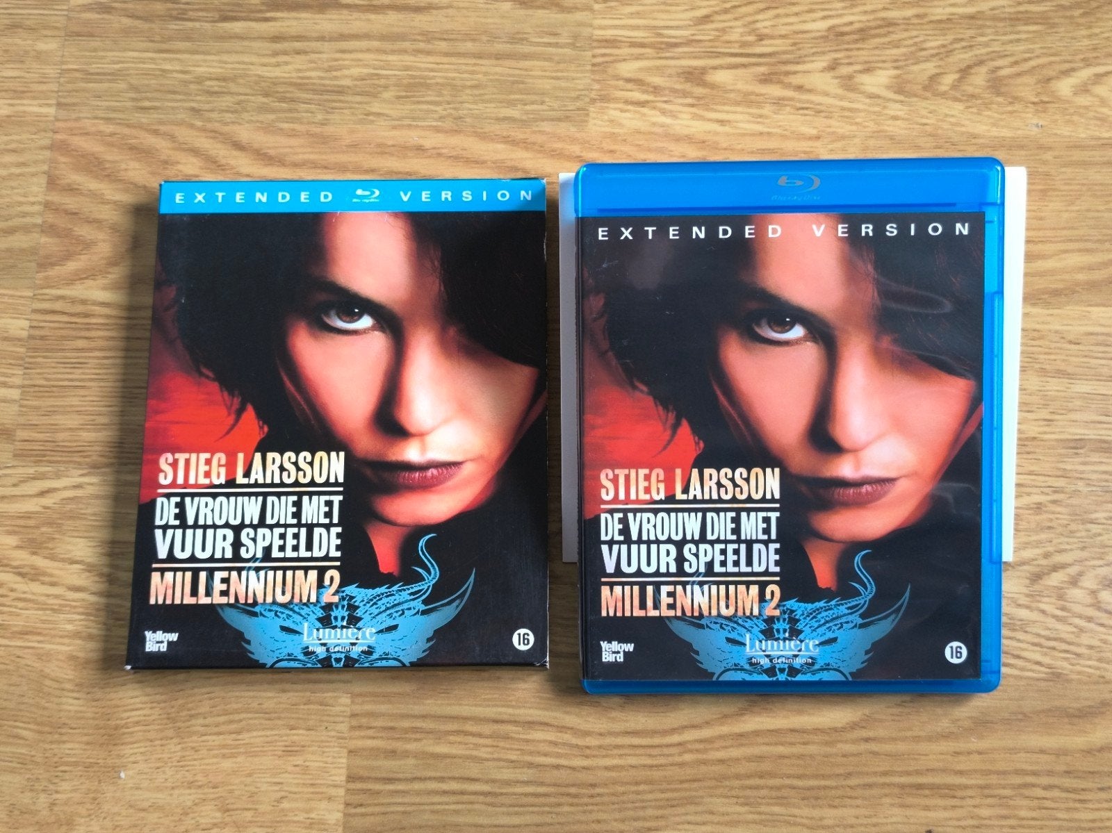 Stieg Larsson de vrouw die met vuur speelde blu ray ., Cd's en Dvd's, Inclusief extra's, Vanaf 16 jaar, Nederlands, Film