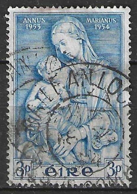 Irlande 1954 - Yvert 122 - Année Marie (ST), Envoi, Affranchi