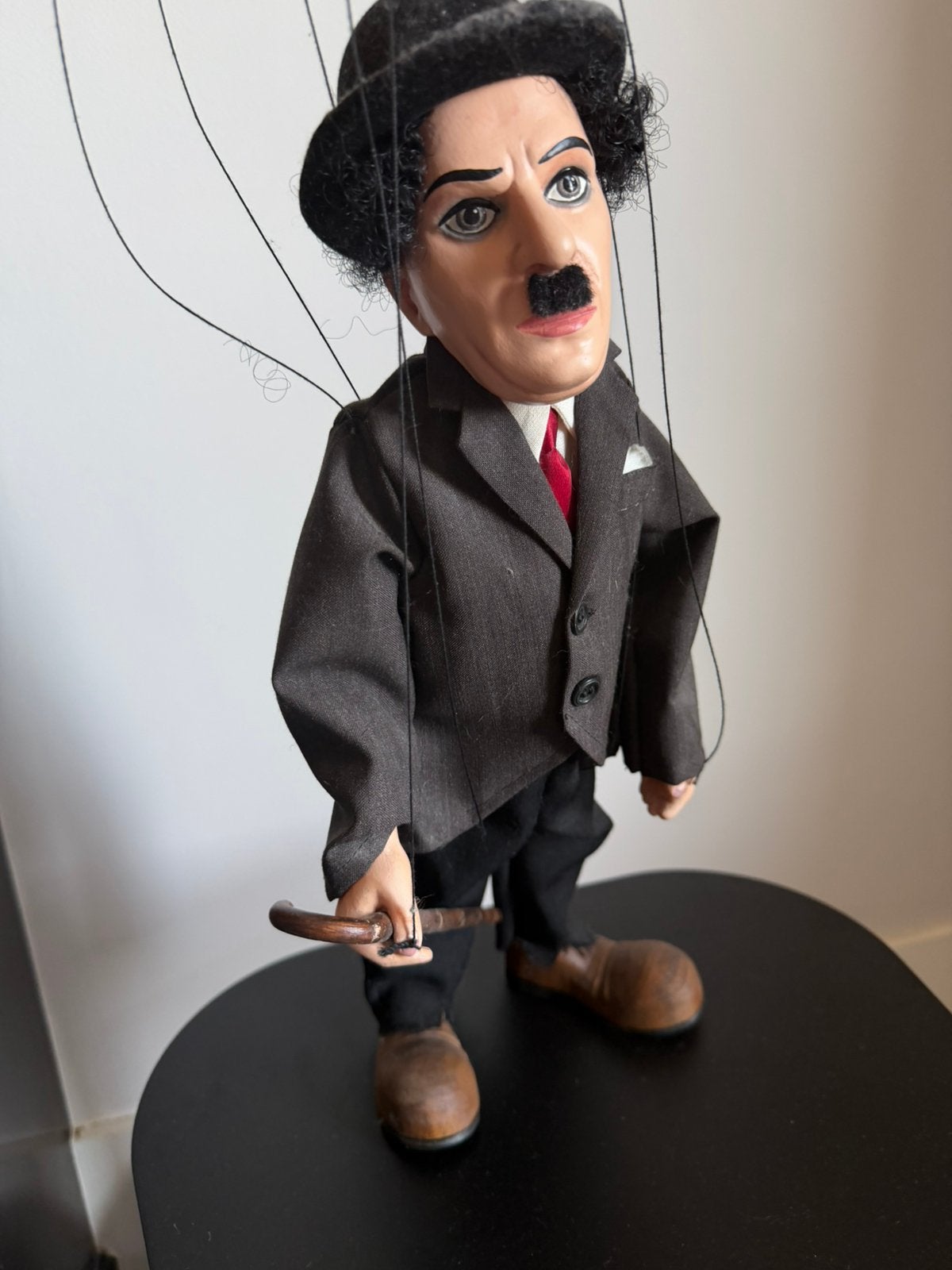 Très belle et rare marionnette tchèque Charlie Chaplin, Collections, Envoi, Comme neuf