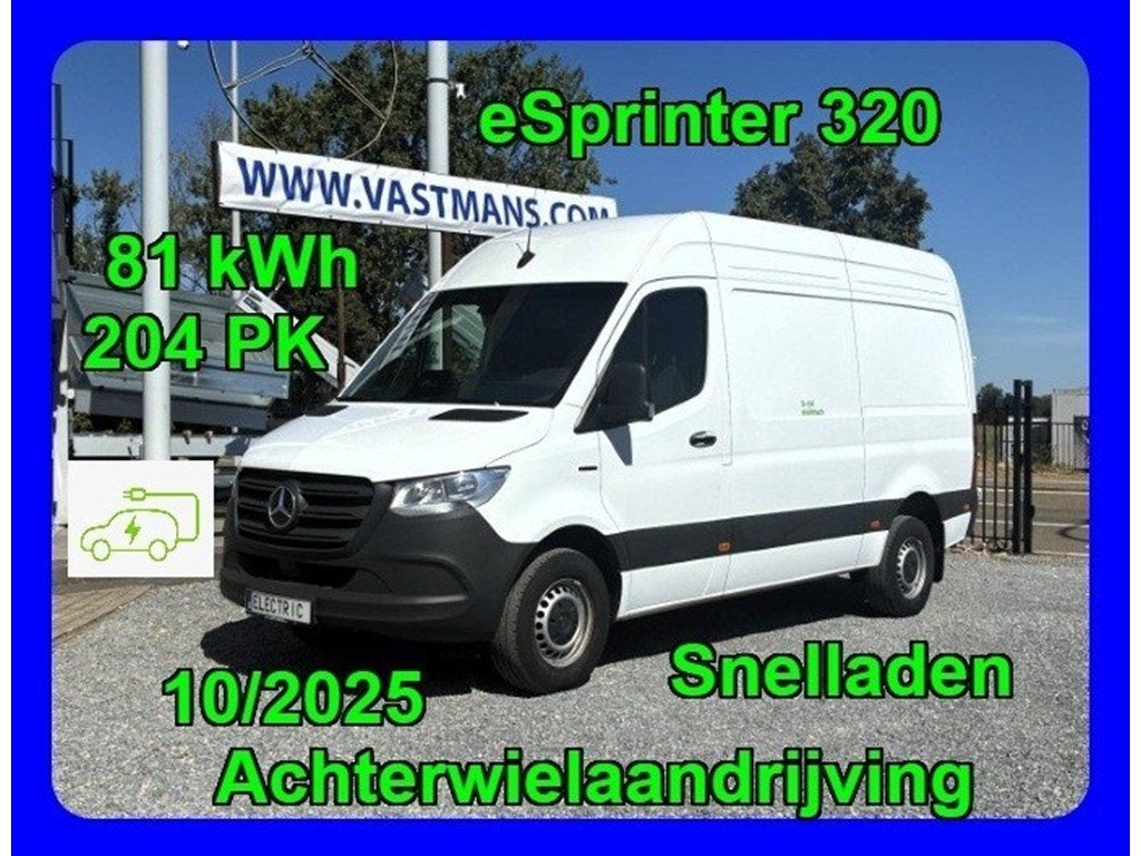 Mercedes-Benz Sprinter 37.850€ + BTW /  eSprinter 320 81 kW, Autos, Achat, https://public.car-pass.be/vhr/f5dc394e-c155-43fa-8b7d-1317c6ed4066
