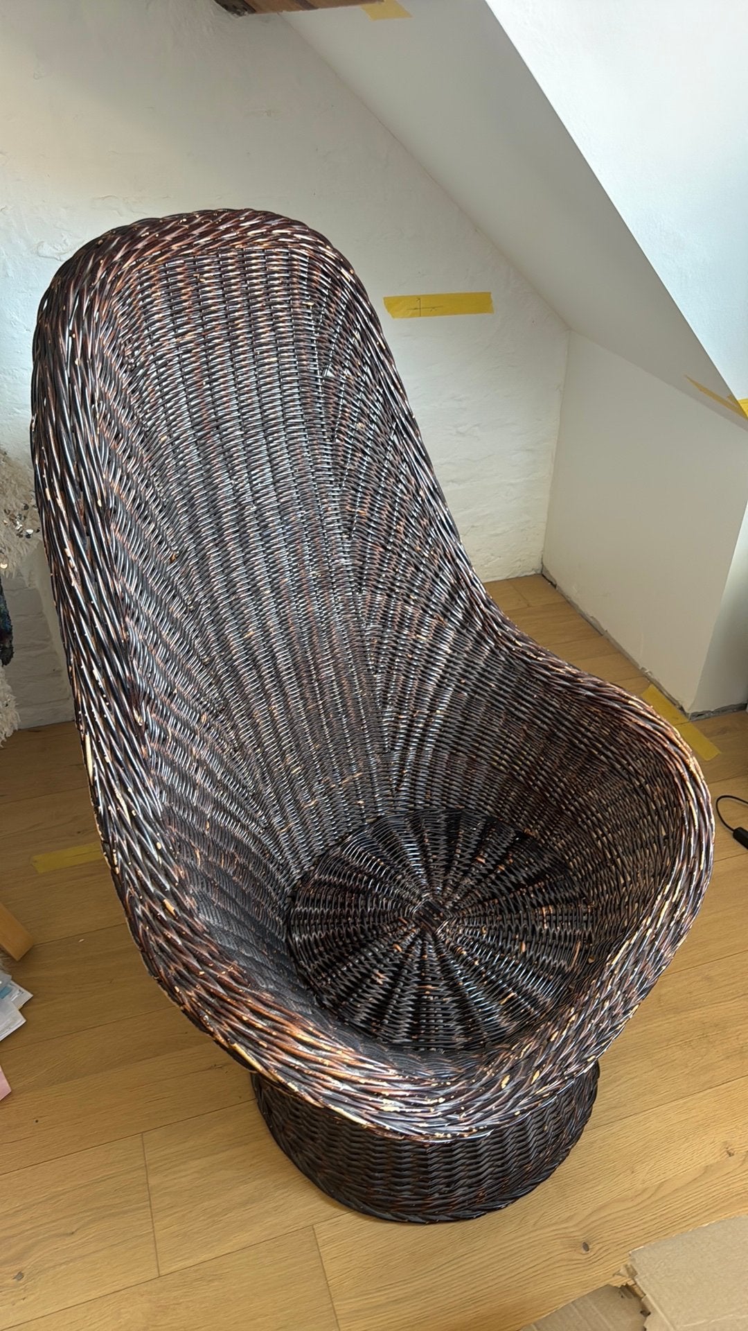 Chaise en osier, Maison & Meubles, Enlèvement, Comme neuf