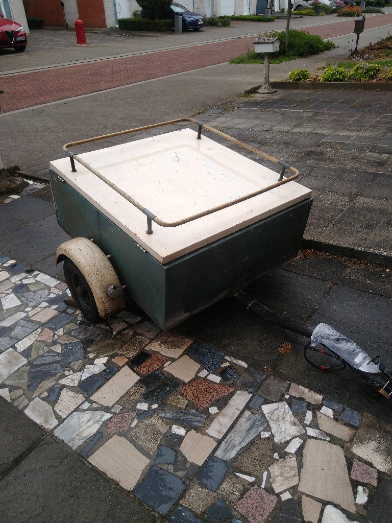 aanhangwagentje, Auto diversen, Aanhangers en Bagagewagens, Ophalen, Gebruikt