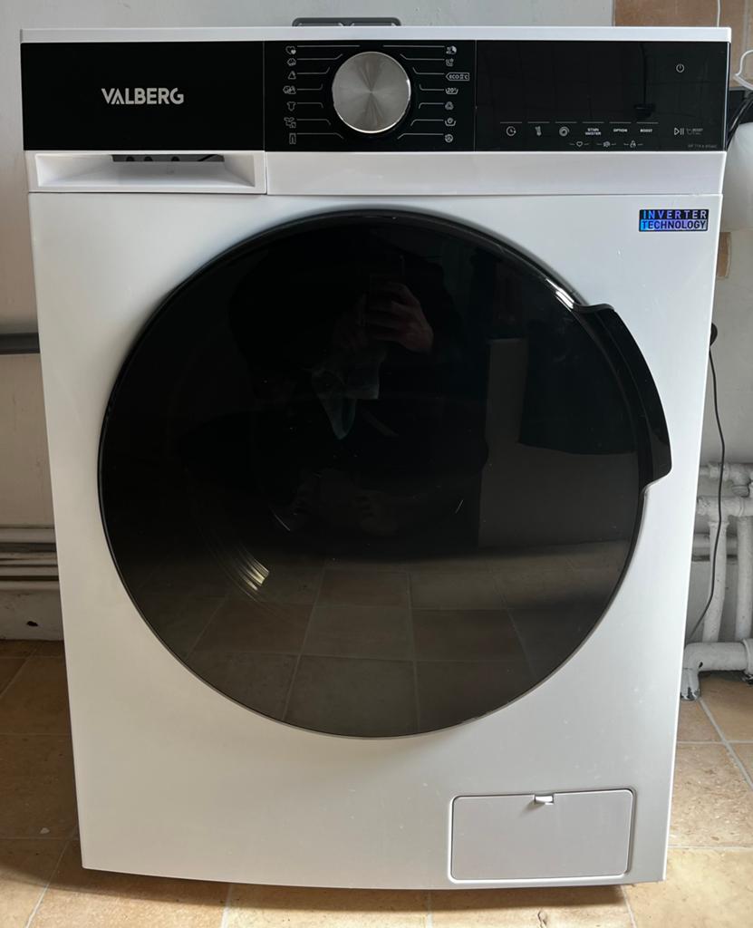 Lave-linge VALBERG 8kg, 1200 à 1600 tours, Classe énergétique A ou plus économe, Comme neuf, Enlèvement