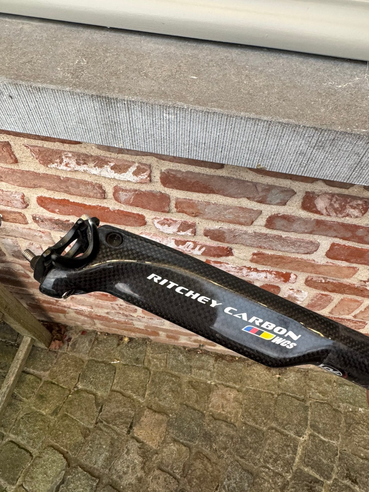 Ritchey carbon zadel pen/buis, Fietsen en Brommers, Ophalen of Verzenden, Gebruikt, Zadel, Carbon