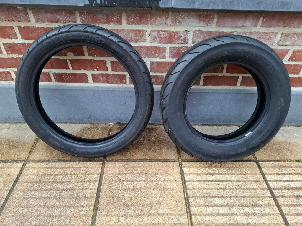 Motorbanden Michelin 110/90 19 en 140/90 15, Motoren, Ophalen