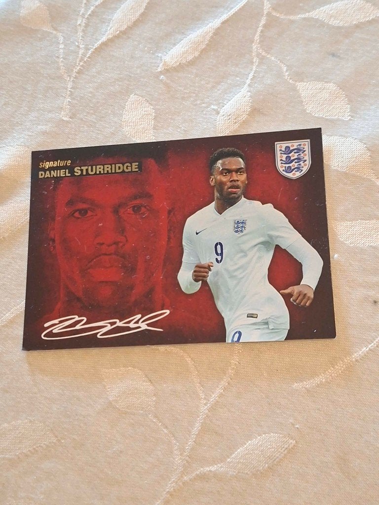 Panini / Voetbalkaart : Daniel Sturridge / Engeland /EK 2016, Enlèvement ou Envoi, Comme neuf, Cartes de joueur