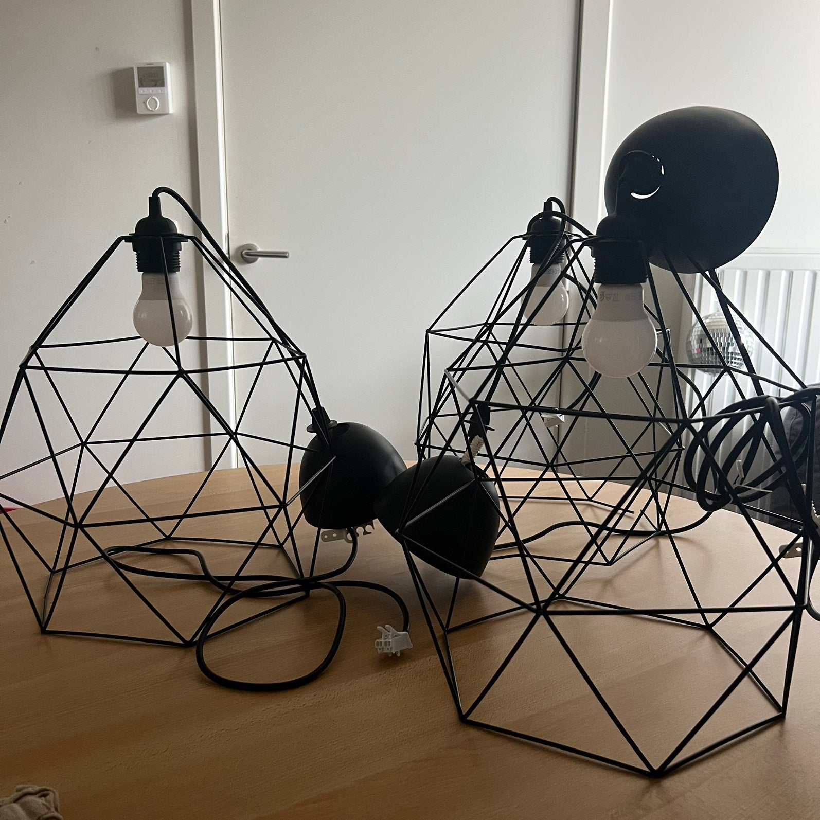 3 IKEA BRUNSTA hanglampen, inclusief lichtbulbs, Enlèvement, Comme neuf