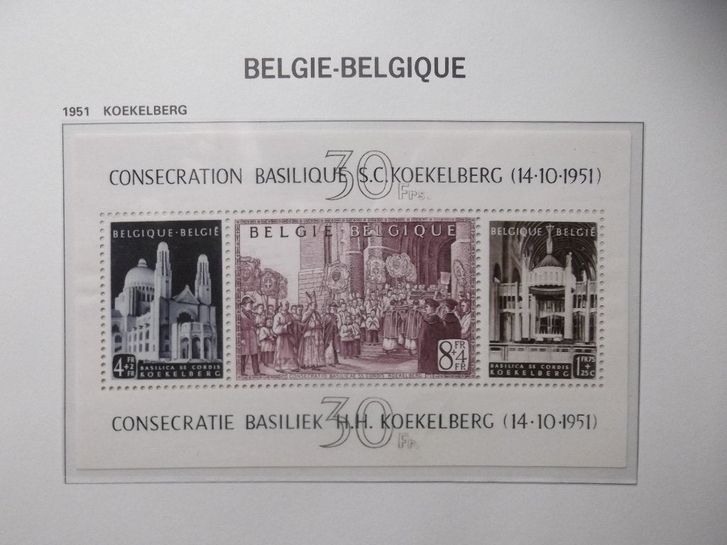BL30 Koekelberg 1952 MNH, Postzegels en Munten, Ophalen of Verzenden, Postfris, Orginele gom
