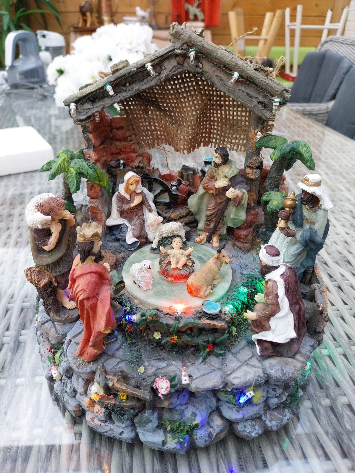 kerststal, Diversen, Ophalen, Gebruikt