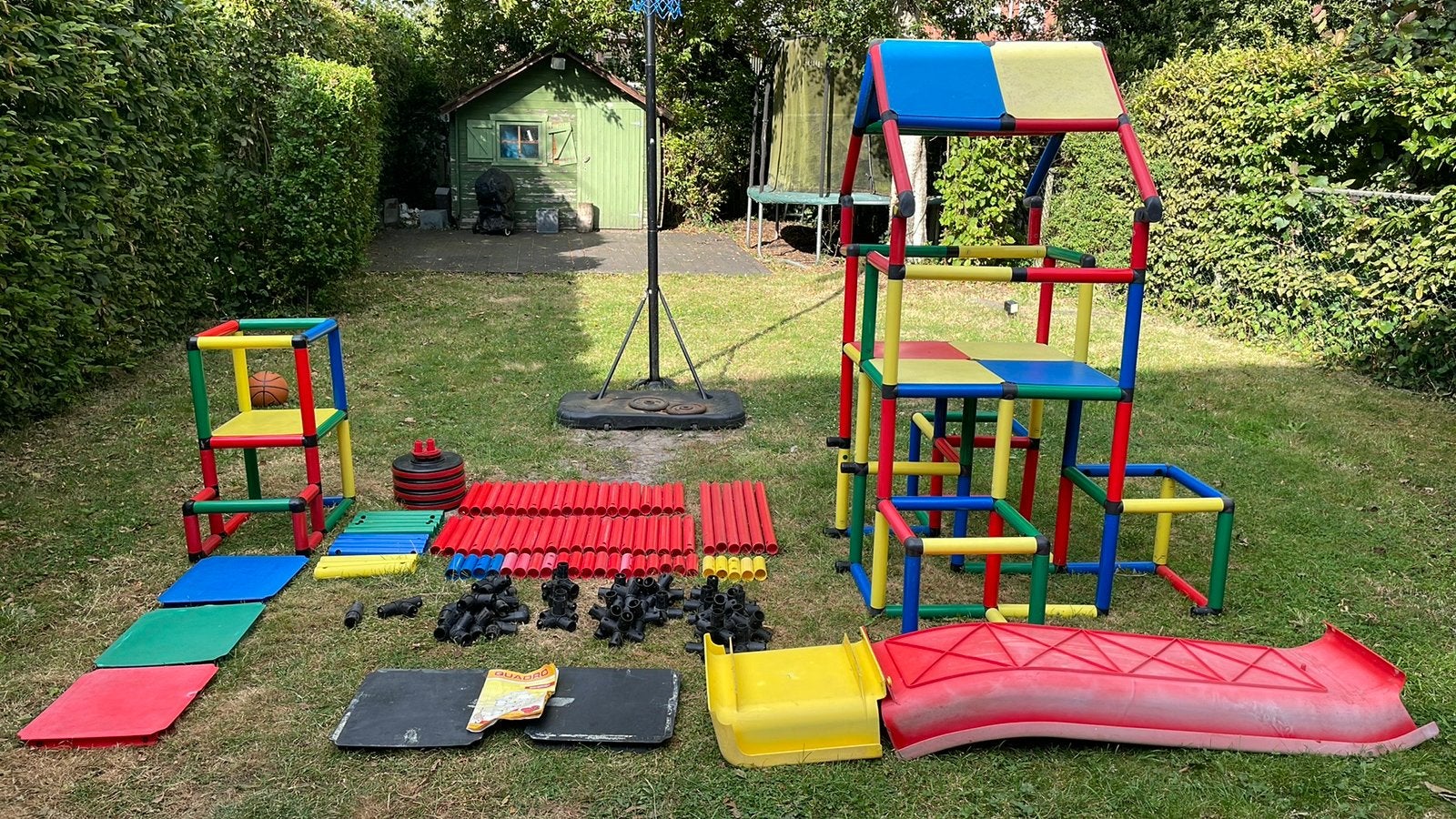 Quadro XXL speeltoestel + glijbaan en uitbreidingen, Kinderen en Baby's, Speelgoed | Buiten | Speeltoestellen, Ophalen