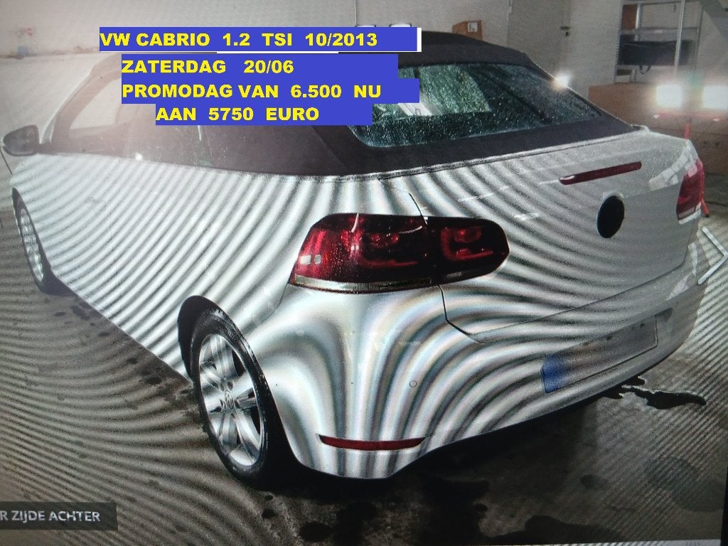 GOLF  6  CABRIO 1.2 TSI  ( 10/2013) PROMO ZATERDAG, Euro 5, https://public.car-pass.be/vhr/d8aa6cc9-b111-4af8-ae65-de2a81573971